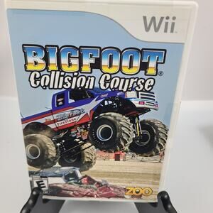 Bigfoot Collision Course Nintendo Wii Game Monster Truck